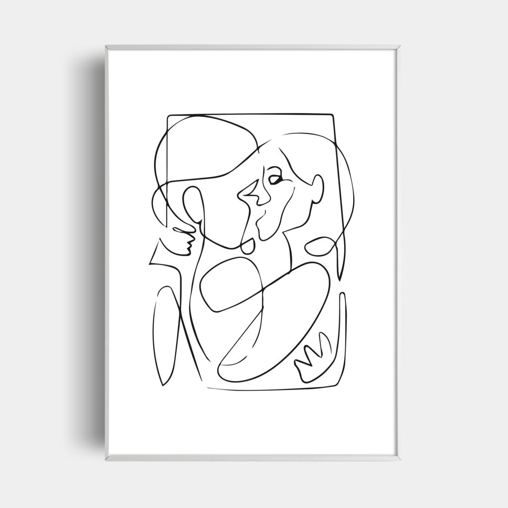 abstract figures poster