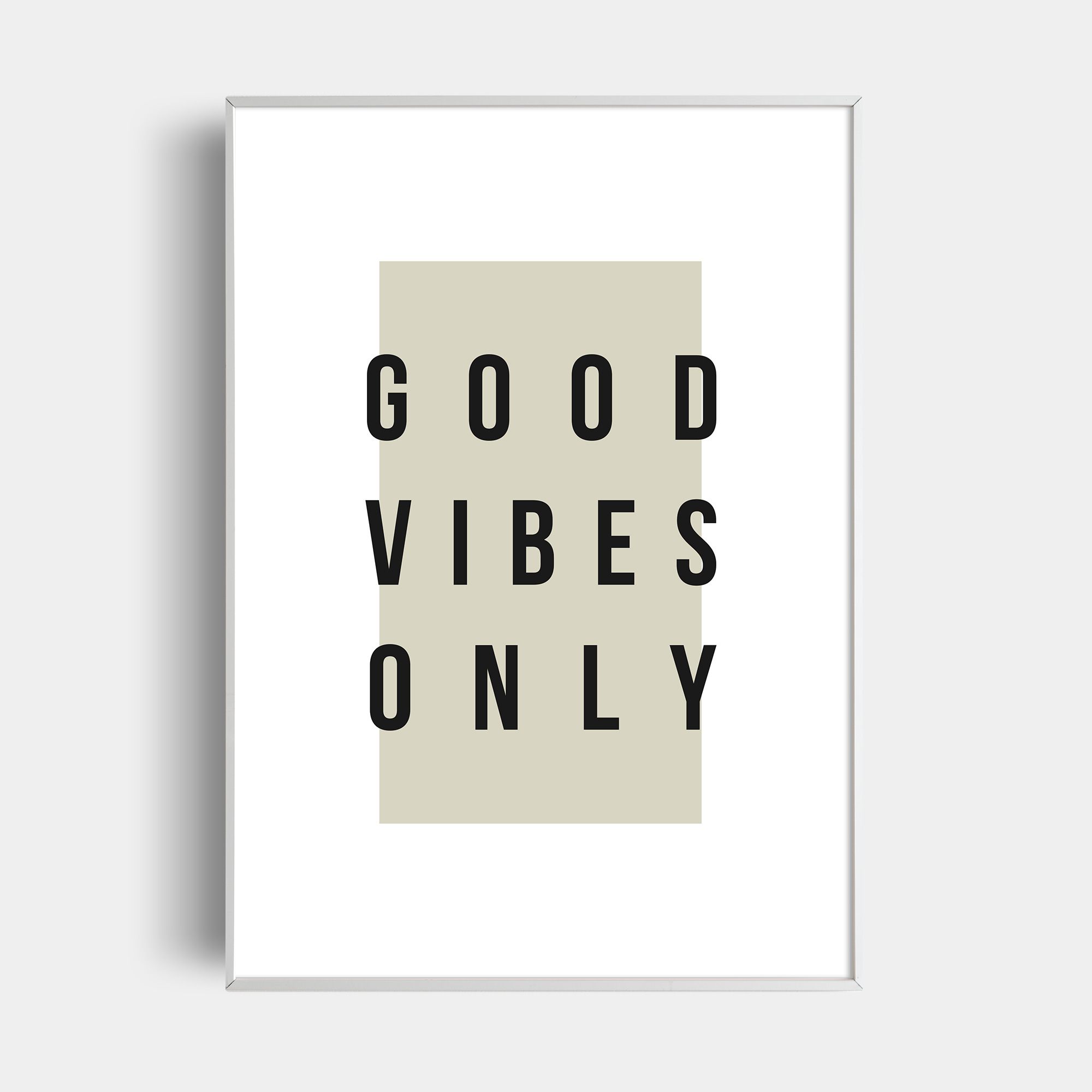 bagagerum Forståelse længde Good Vibes Only Poster – PDF Posters